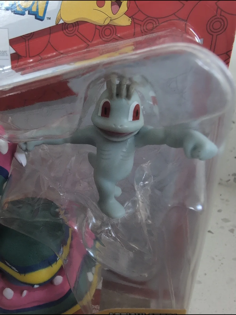 Pokemon Battle Figure Set – Pikachu, Machop & Alolan Muk (Pink/Yellow/Blue)